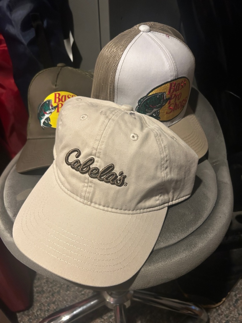 Mens Nwt Bass Pro and Cabelas Hat Khaki Baseball Cap